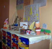 Easter Display by the Playgroup